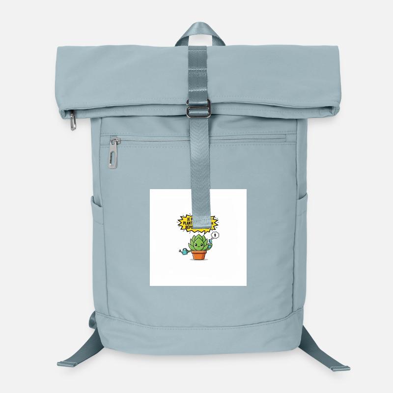 Plant chatty cartoon botanical humor Laptop Backpack