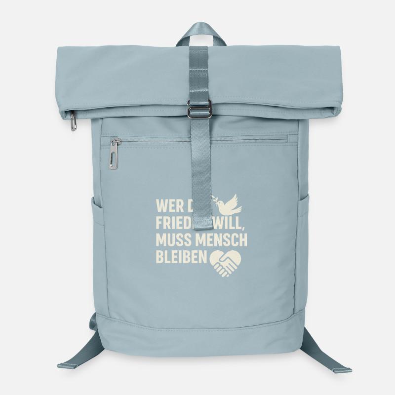 Paix et humanité Sac à dos ordinateur