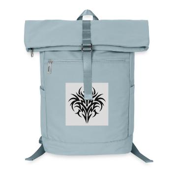 Tribal Ornament Seal - Laptop Backpack - ice blue - Front
