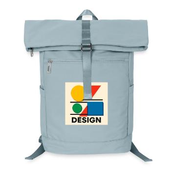 Géométrie Bauhaus Composition colorée - Sac à dos ordinateur - bleu glacier - Devant