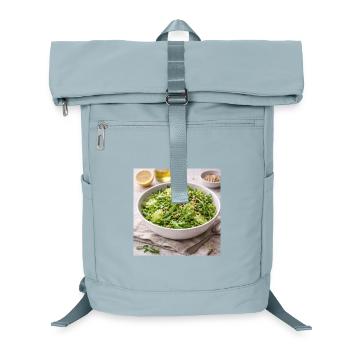 Rucola Pinienkernen Salat - Laptop-Rucksack  - Eisblau - Vorne
