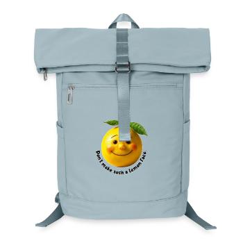 Zitrone mit süßem Lächeln - Laptop-Rucksack  - Eisblau - Vorne