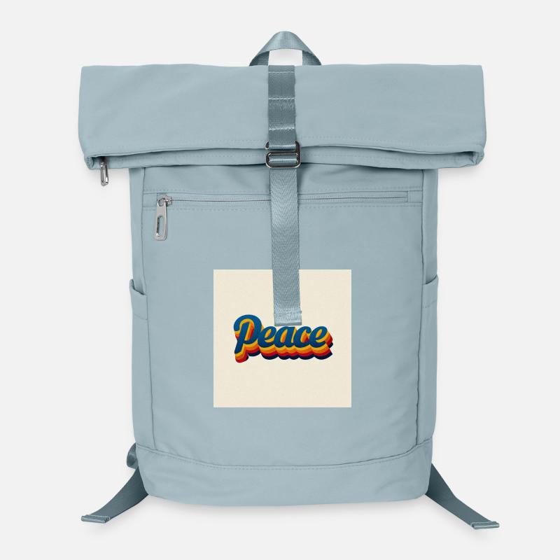 70er Peace Design Laptop-Rucksack 