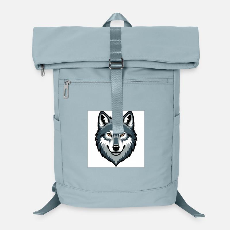 Wolf Head – illustration stylisée Sac à dos ordinateur