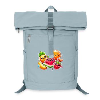 Colorful Fruit Party Style - Laptop Backpack - ice blue - Front