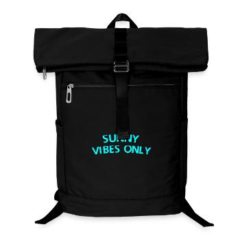 Sunny vibes only - Laptop Backpack - black - Front