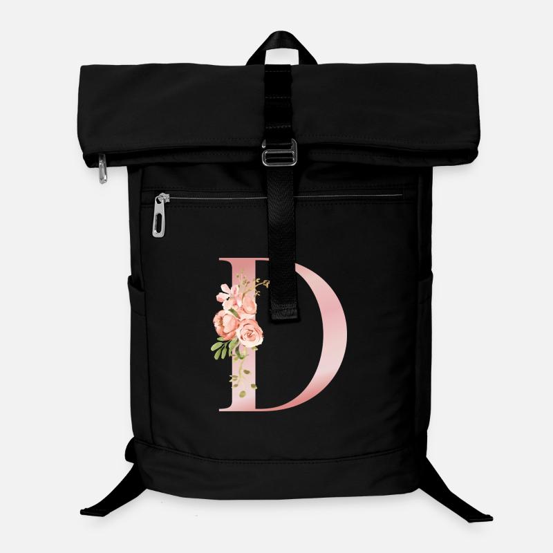 D florale pastel avec bouquet Sac à dos ordinateur