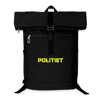 Polizei - Laptop-Rucksack  - Schwarz - Vorne