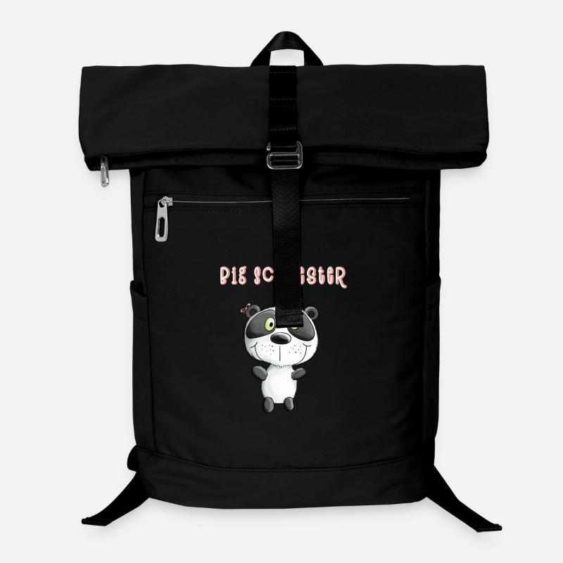 Grande soeur panda ours princesse Sac à dos ordinateur