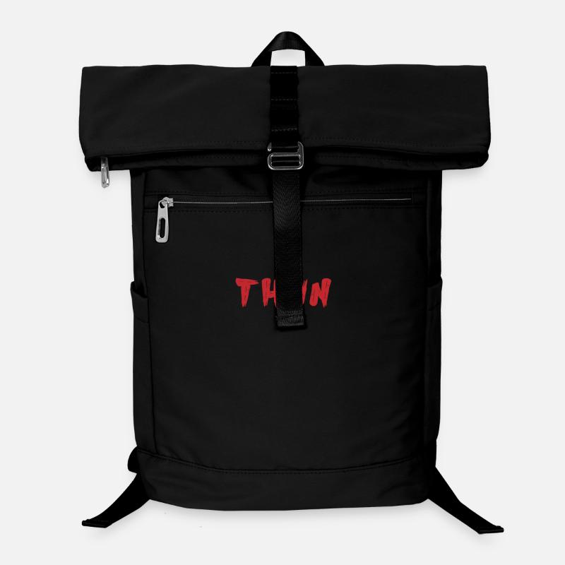 THUN Design - dessiné à la main en rouge Sac à dos ordinateur