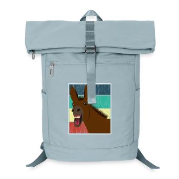 Maultier Muli Esel Pferd Vintage Geschenk - Laptop-Rucksack  - Eisblau - Vorne