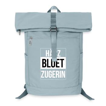 Härzbluetzugerin Kanton Zug Zugerin - Laptop-Rucksack  - Eisblau - Vorne