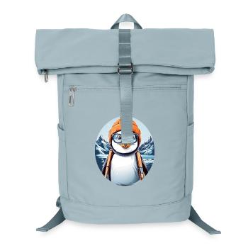 Süßer Pinguin - Laptop-Rucksack  - Eisblau - Vorne