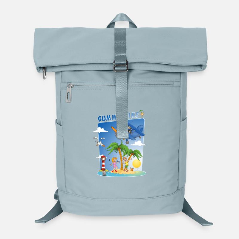 Buntes und fröhliches Sommerbild Laptop-Rucksack 