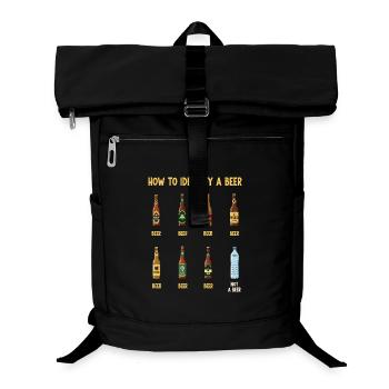 Bier-Identifizierungs-Guide - Laptop-Rucksack  - Schwarz - Vorne