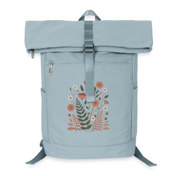 Boho Flowers – Blooming Harmony - Laptop Backpack - ice blue - Front