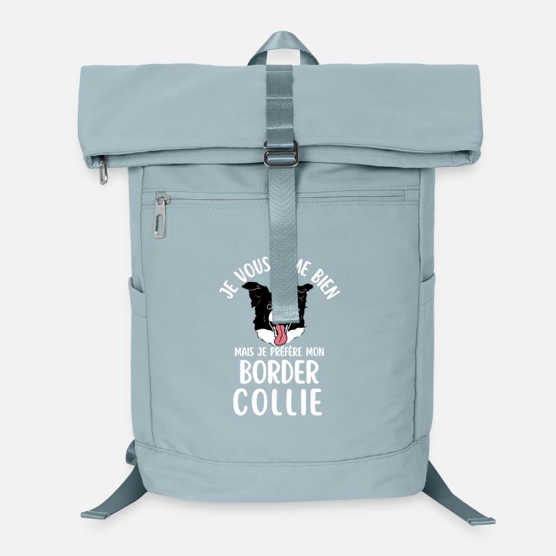 Border Collie Amour Humour Sac à dos ordinateur