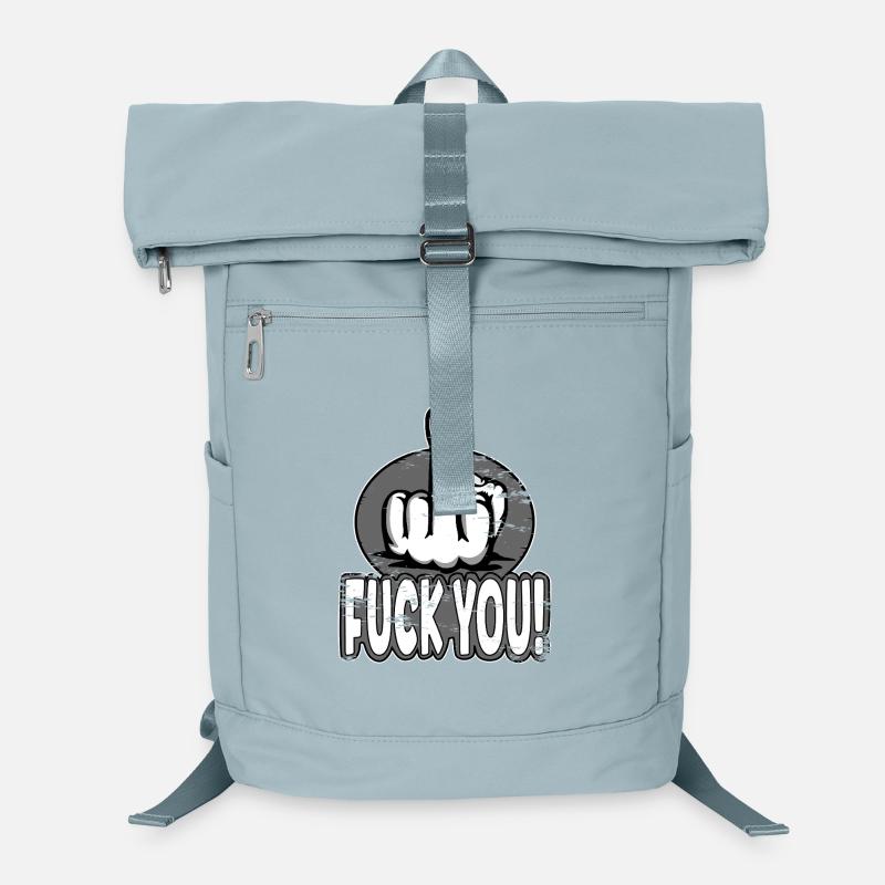 Doigt du milieu Doigt puant Baise Tu Design Sac à dos ordinateur
