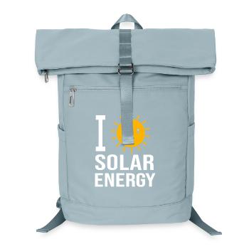 Solar Sustainability Renewable energies - Laptop Backpack - ice blue - Front