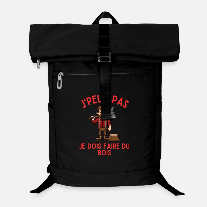 I Can't, I Have to Make Wood Laptop Backpack