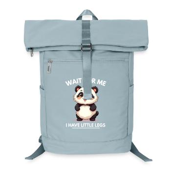 Wait for Me I Have Little Legs, Mignon drôle - Sac à dos ordinateur - bleu glacier - Devant