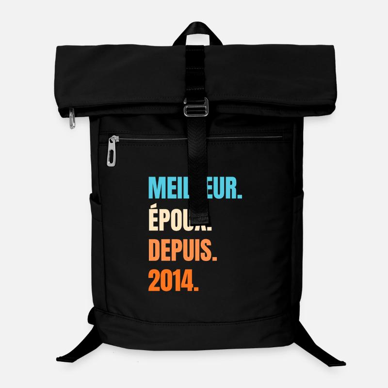 Meilleur Époux Depuis 2014 Cadeau Mari Sac à dos ordinateur