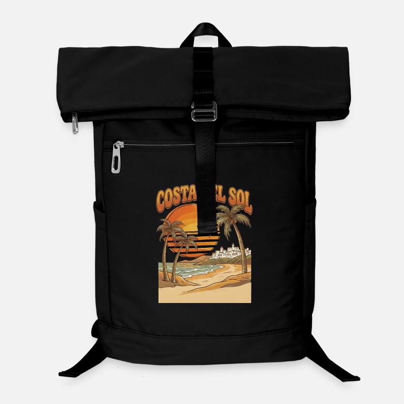 Costa Del Sol Holidays Spain Laptop Backpack