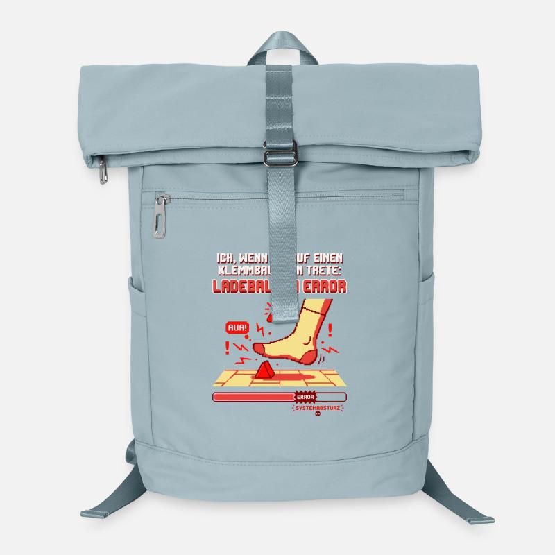Klemmbaustein Schmerz Systemabsturz Pixel Design Laptop-Rucksack 