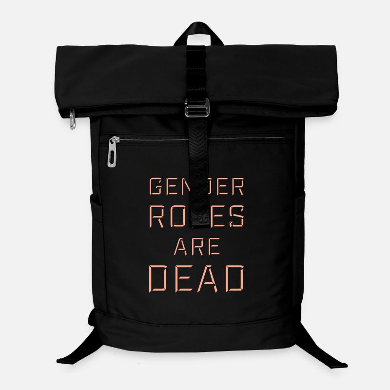 Gender Roles Are Dead Statement Freiheit Spruch Laptop-Rucksack 