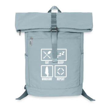 Eat Sleep Windsurf Repeat - Laptop Backpack - ice blue - Front