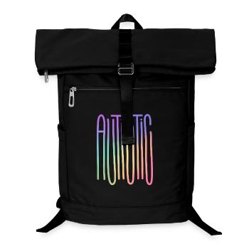 Autistischer Spektrumfluss - Laptop-Rucksack  - Schwarz - Vorne