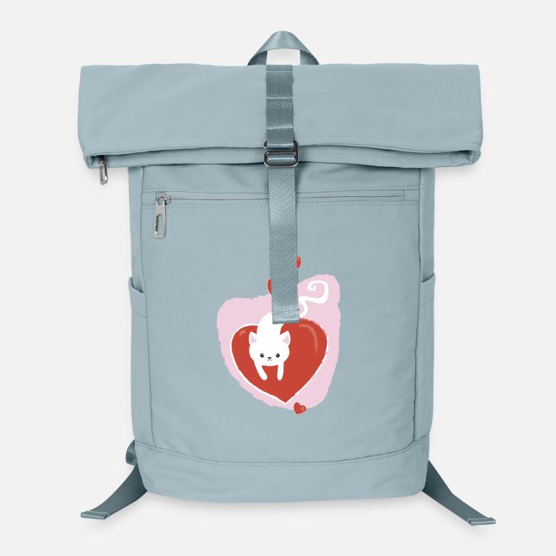 White love Cat Laptop-Rucksack 