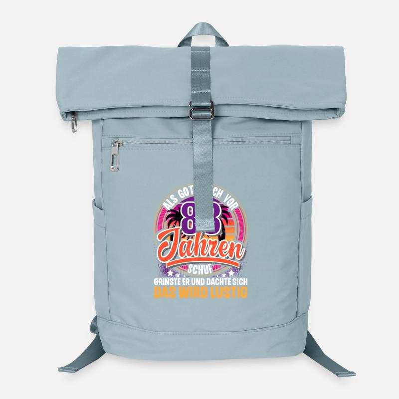 83. Geburtstag Als Gott Mich Schuf Vor Laptop-Rucksack 