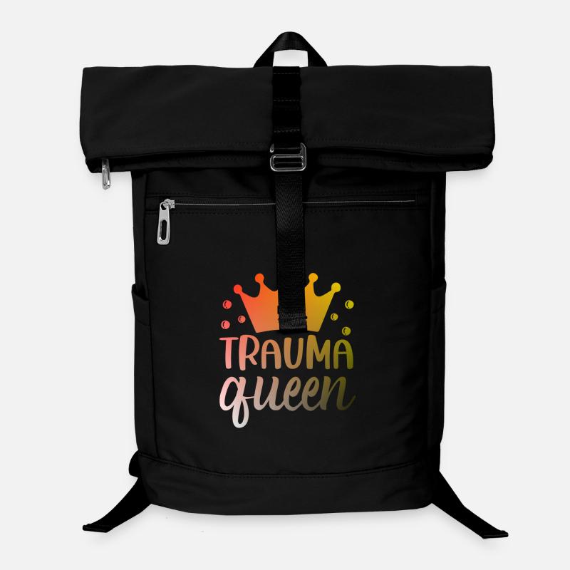 Trauma Queen Krankenschwester Laptop-Rucksack 