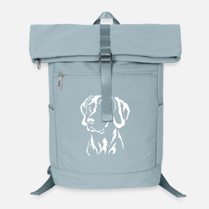 Weimaraner Kopf "Black Edition" Laptop-Rucksack 