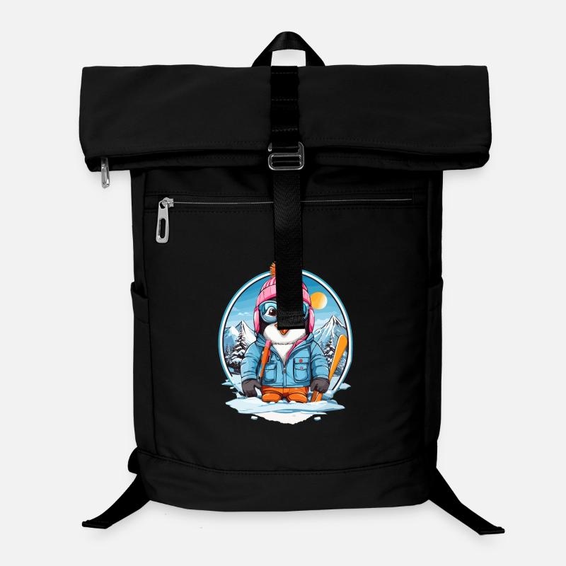 Cute Penguin Laptop Backpack