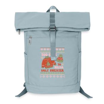 Ugly Christmas Sweater - Laptop Backpack - ice blue - Front