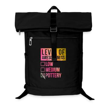 Töpferei - Laptop-Rucksack  - Schwarz - Vorne
