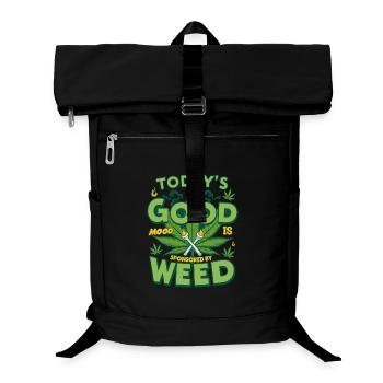 Good Mood Weed - Laptop Backpack - black - Front