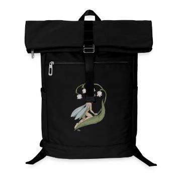 Pixie with lily of the valley - Laptop Backpack - black - Front