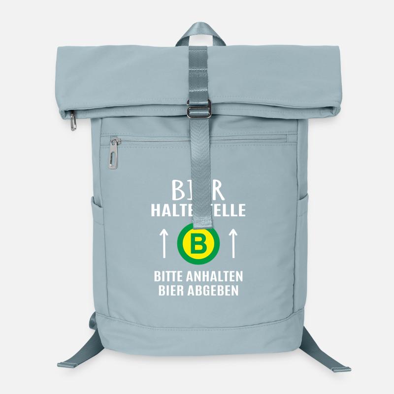 Bier Bierzelt Biertrinker Geschenk Bierhaltestelle Laptop-Rucksack 
