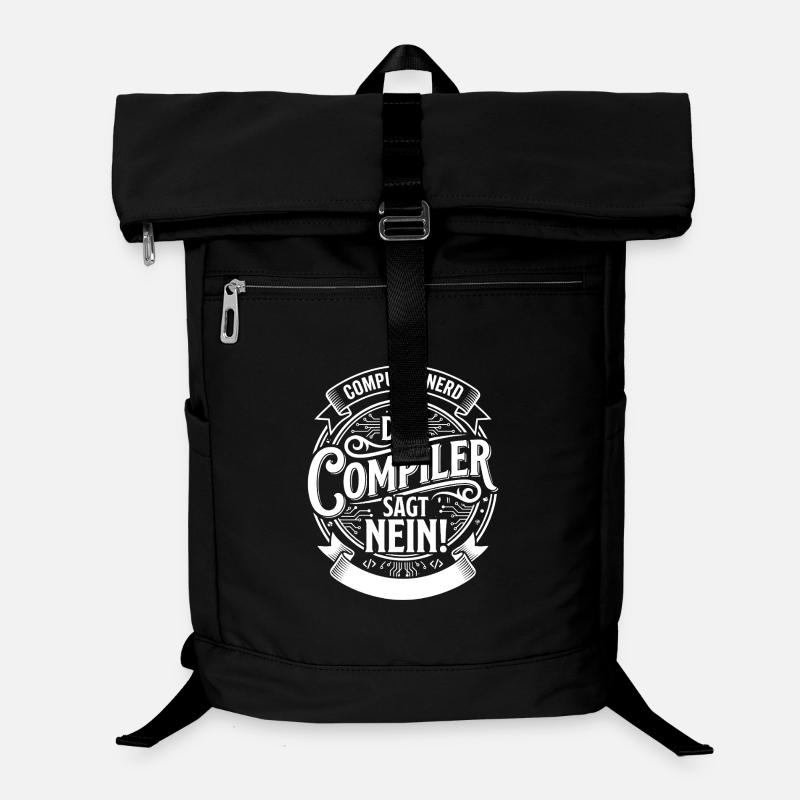 The compiler says no - Laptop Backpack - black