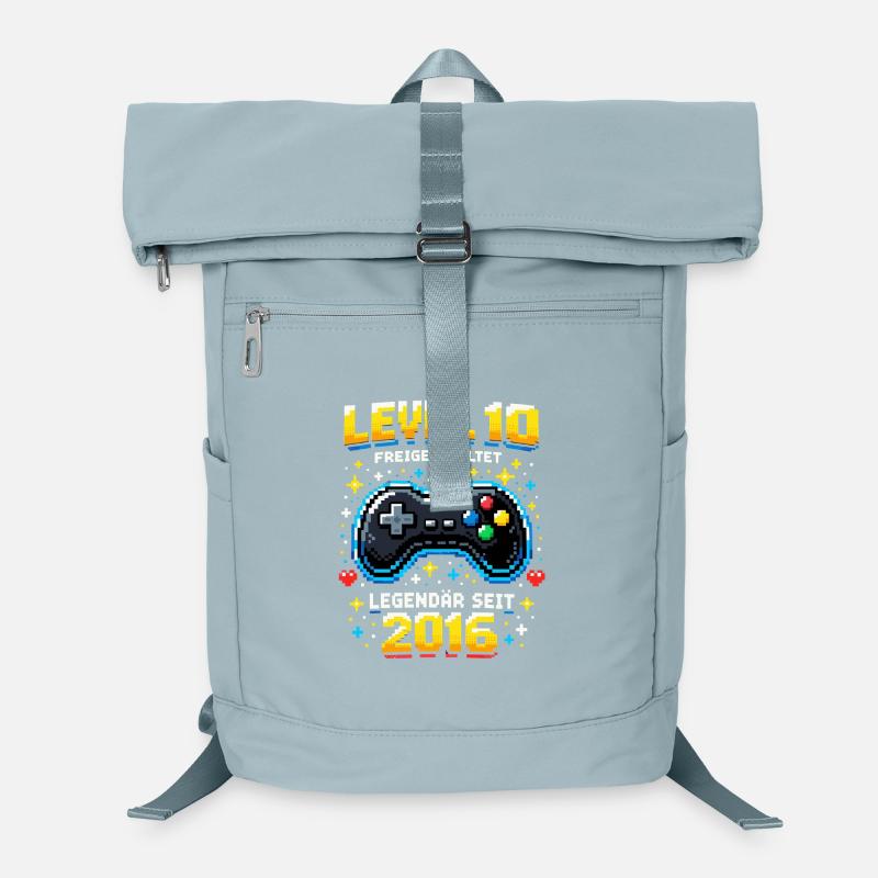10. Geburtstag 2016 Level 10 Junge Gamer Lustig Laptop-Rucksack 