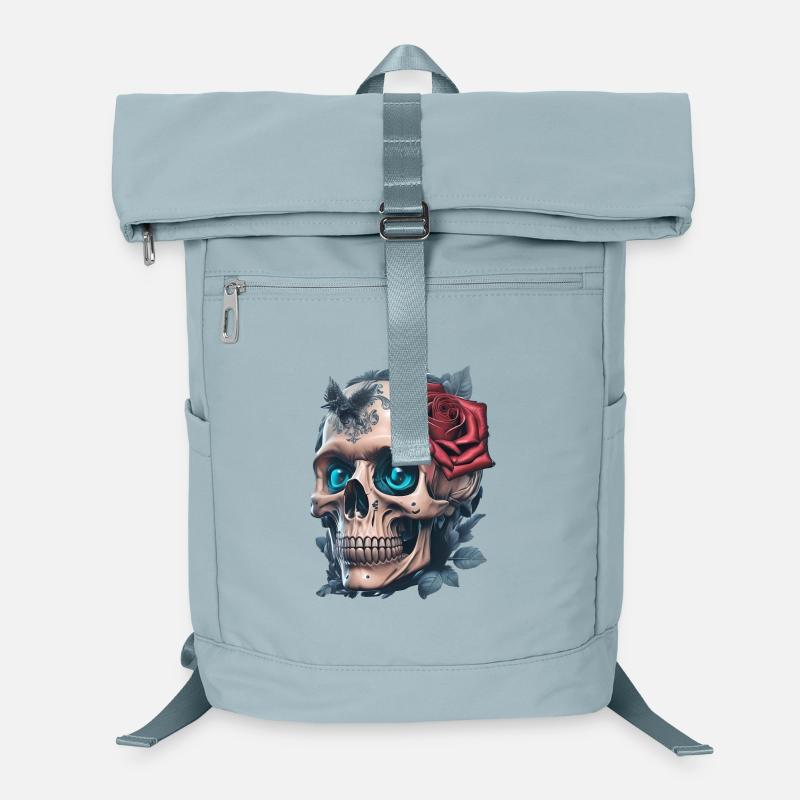 Skull with roses Laptop Backpack