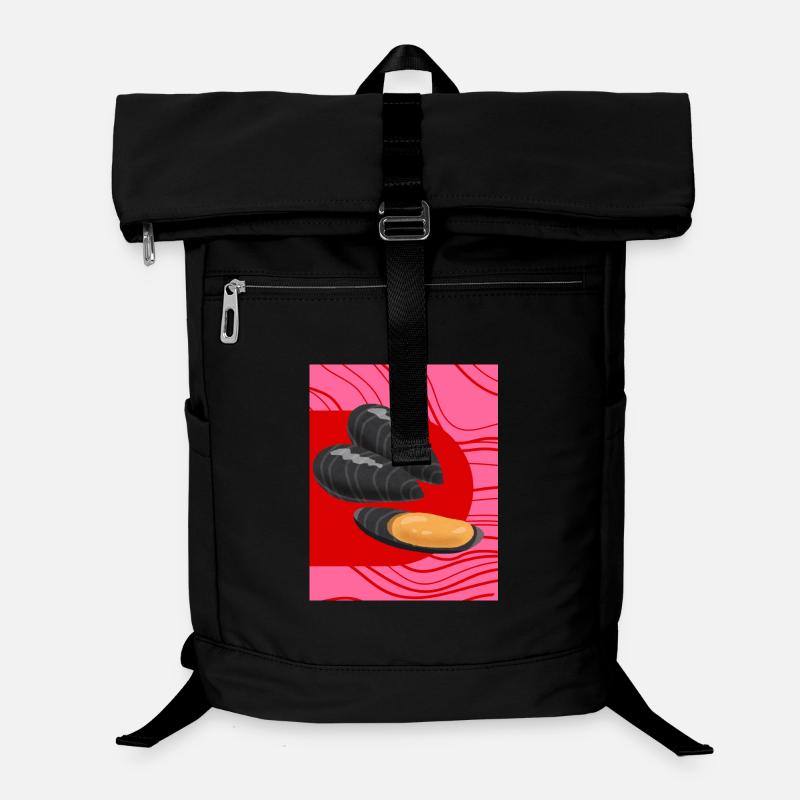 Funky Mussels - Laptop Backpack - black