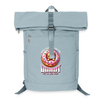 Donut bear motif with icing - Laptop Backpack - ice blue - Front