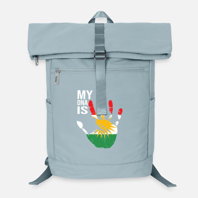 Kurdes du Kurdistan Conception à la main avec drapeau Sac à dos ordinateur