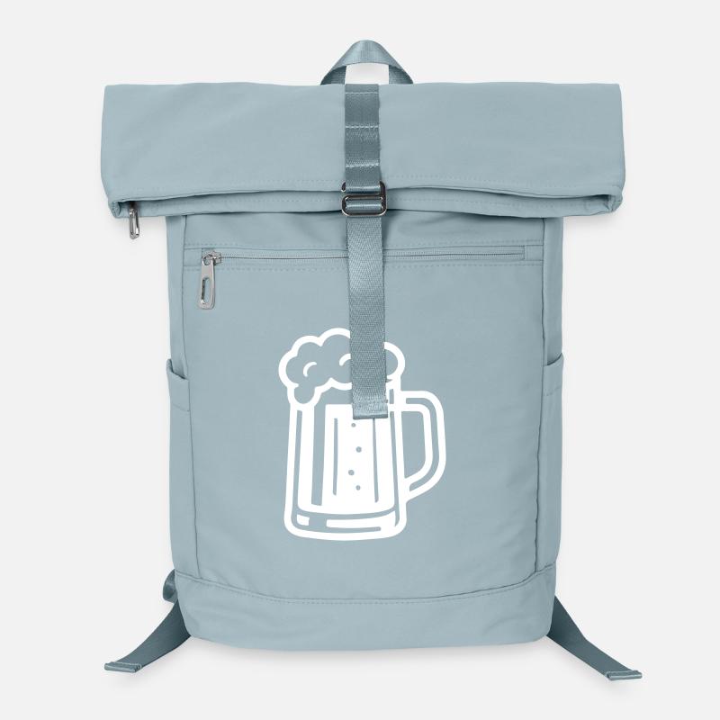 Icône en verre de bière Sac à dos ordinateur