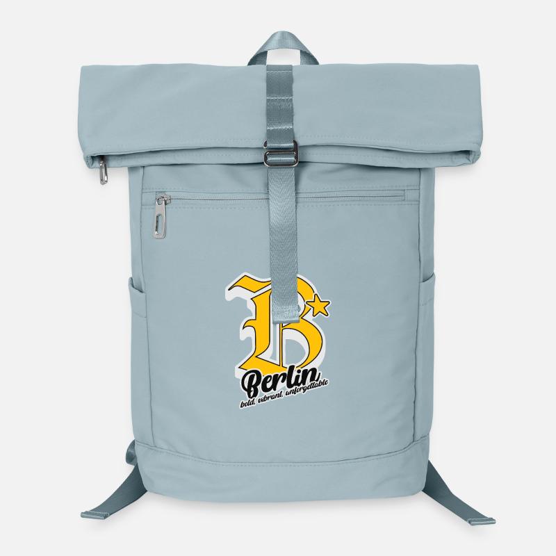 BERLIN City Letter Design – Bold, Vibrant, Unforge Laptop-Rucksack 
