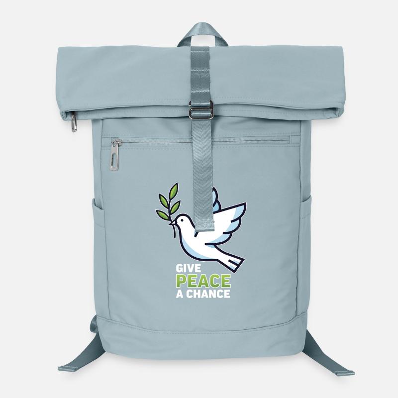 Friedenstaube Give Peace a Chance  - Antikrieg  Laptop-Rucksack 